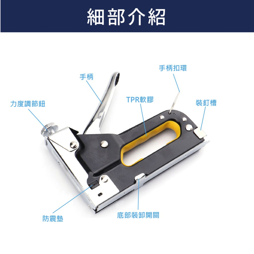 三合一手動釘槍 MG3 蓋斯工具 木工釘槍 裝潢裝修 起釘器 U型 ㄇ型 T型 直釘 拔釘器 打釘槍 門型射釘槍-細節圖5