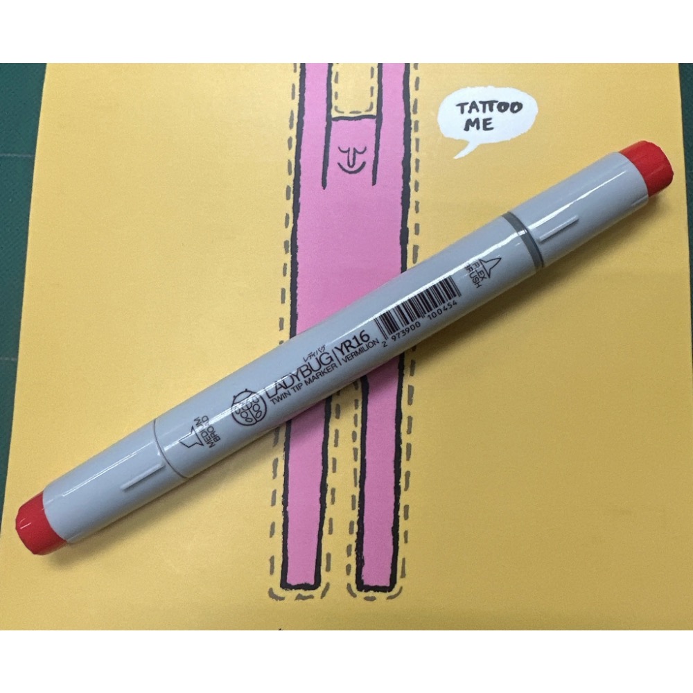LADYBUG小瓢蟲雙頭麥克筆單支/ 替換筆頭-規格圖4