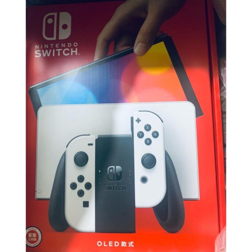 全新未拆封Nintendo 任天堂 Switch OLED款式 白色 主機(台灣公司貨).