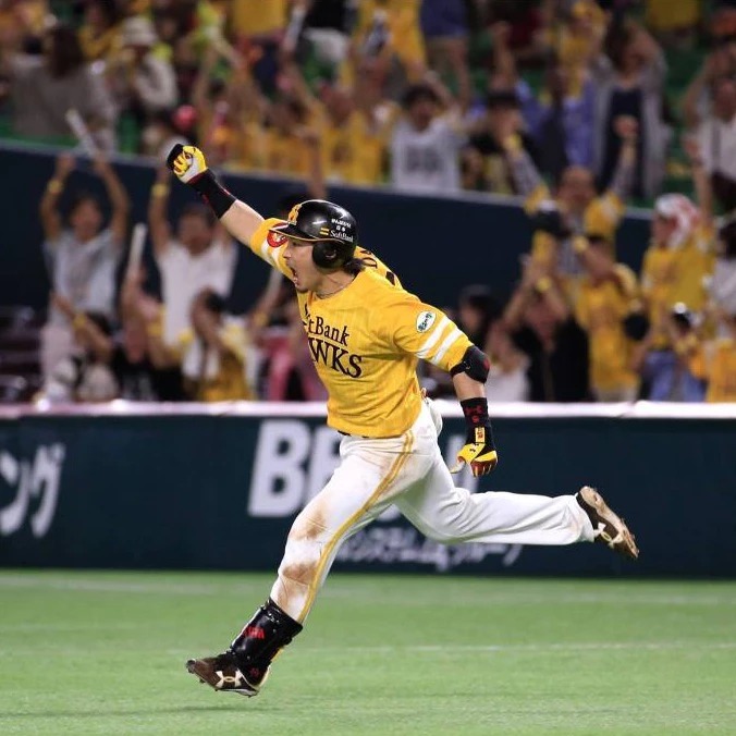 日本職棒 NPB 軟銀鷹 2015 鷹之祭典 熱男 應援球衣 黃色 S、L (罩衫 棒球 壘球 棒壘)-細節圖2