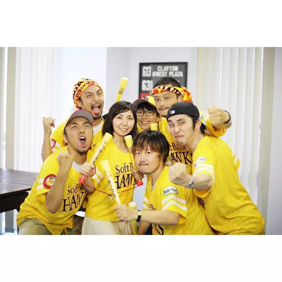 日本職棒 NPB 軟銀鷹 2015 鷹之祭典 熱男 應援球衣 黃色 S、L (罩衫 棒球 壘球 棒壘)-細節圖9