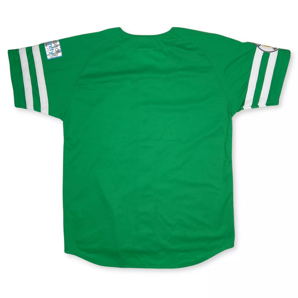 日本職棒 NPB 軟銀鷹 2012 鷹之祭典 電繡臂章 應援球衣 綠色 S、L (罩衫 棒球 壘球 棒壘 刺繡)-細節圖6