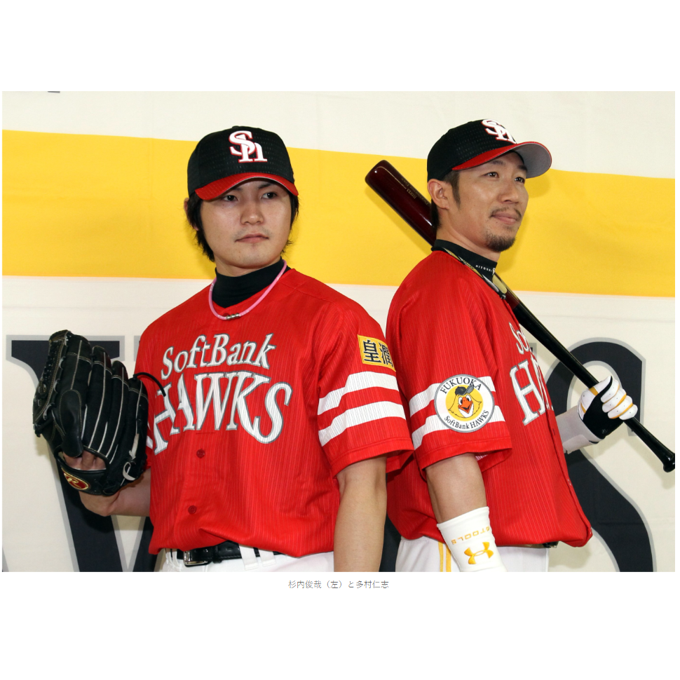 日本職棒 NPB 軟銀鷹 2010 鷹之祭典 電繡臂章 應援球衣 紅色 S、L (罩衫 棒球 壘球 棒壘 刺繡)-細節圖3