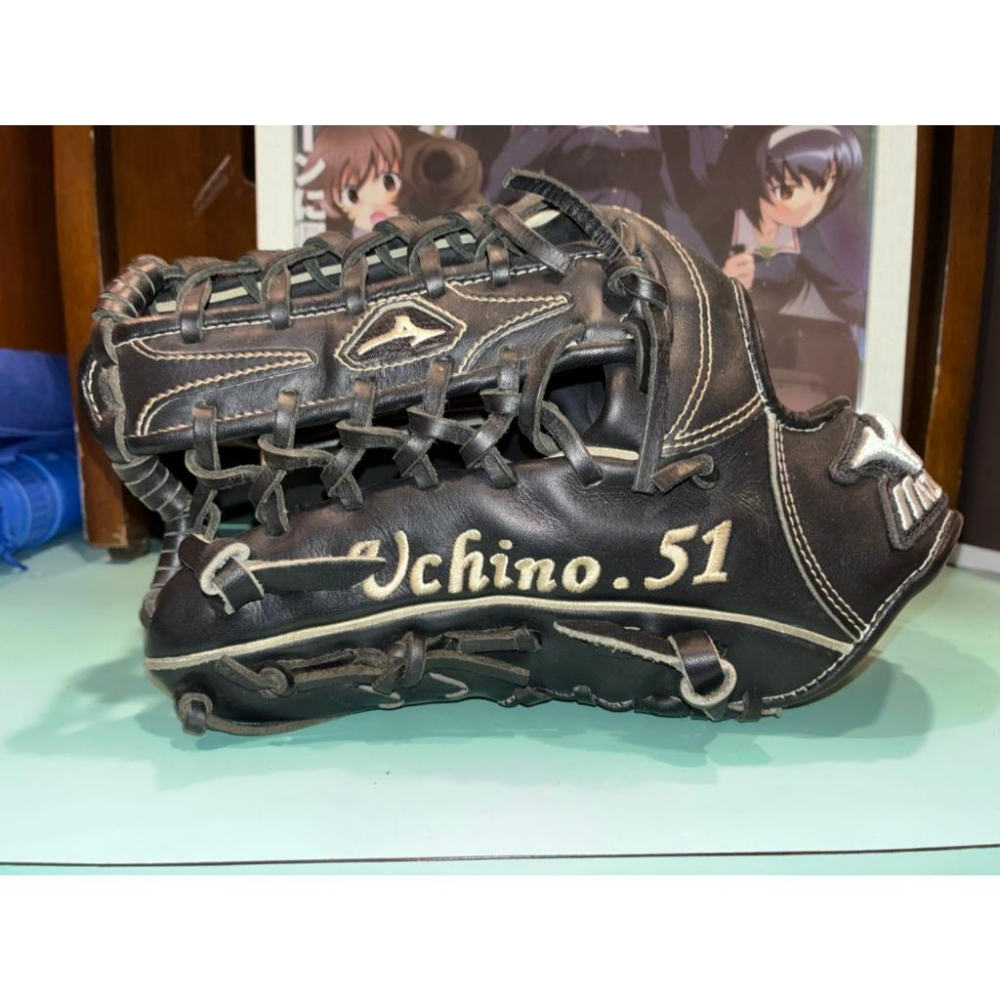 Mizuno pro 小火鳥 白金標 ORDER訂製 鈴木一朗 反手 外野手套 耕作鋼印(左投 棒球 壘球 棒壘 美津濃-細節圖3