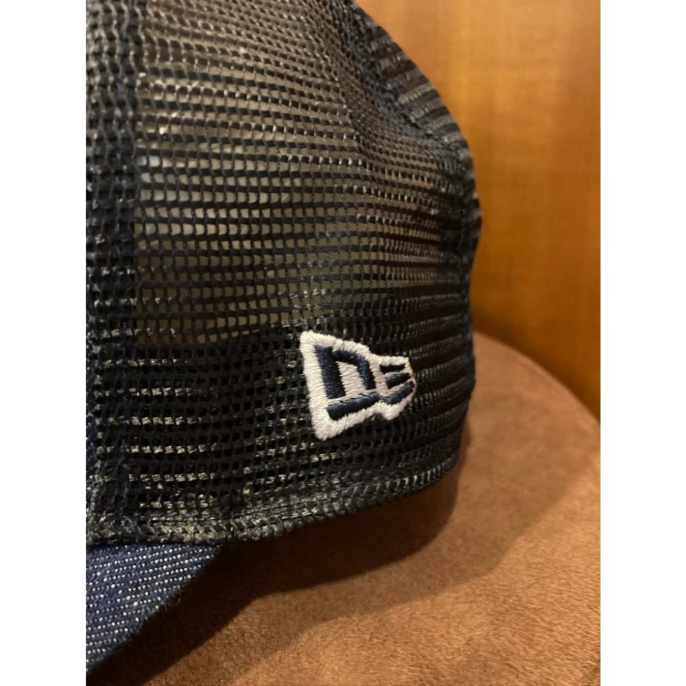 new era 日本職棒 讀賣巨人 刺繡 青少年 牛仔風 9FORTY 棒球帽 55cm(棒球 NPB 棒壘 帽子 巨人-細節圖3