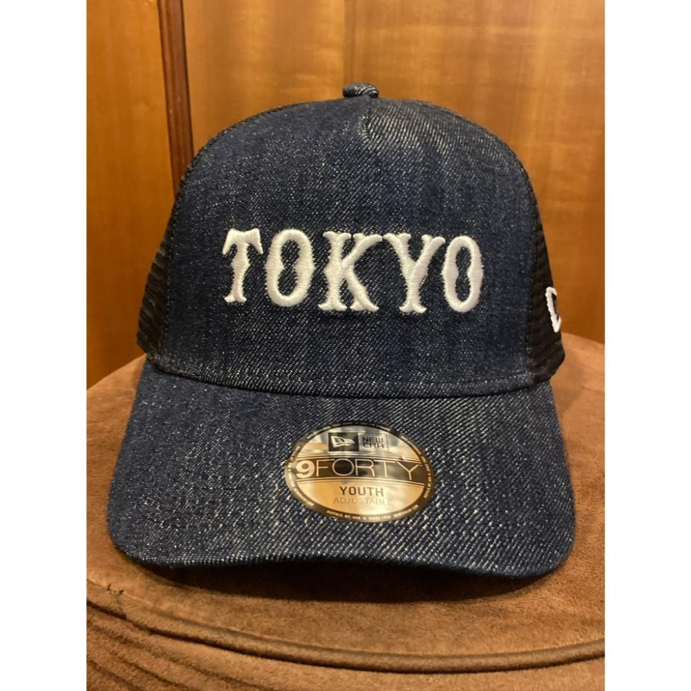 new era 日本職棒 讀賣巨人 刺繡 青少年 牛仔風 9FORTY 棒球帽 55cm(棒球 NPB 棒壘 帽子 巨人-細節圖8