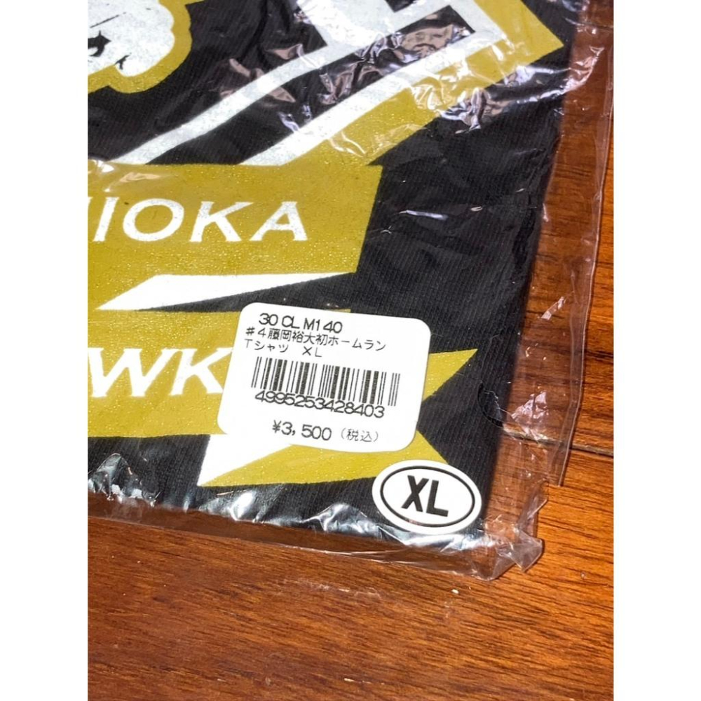 全新未拆 日本職棒 羅德海洋 2018 藤岡裕大 生涯首轟 紀念上衣 XL (球衣 千葉 NPB 棒球 棒壘 短T)-細節圖3