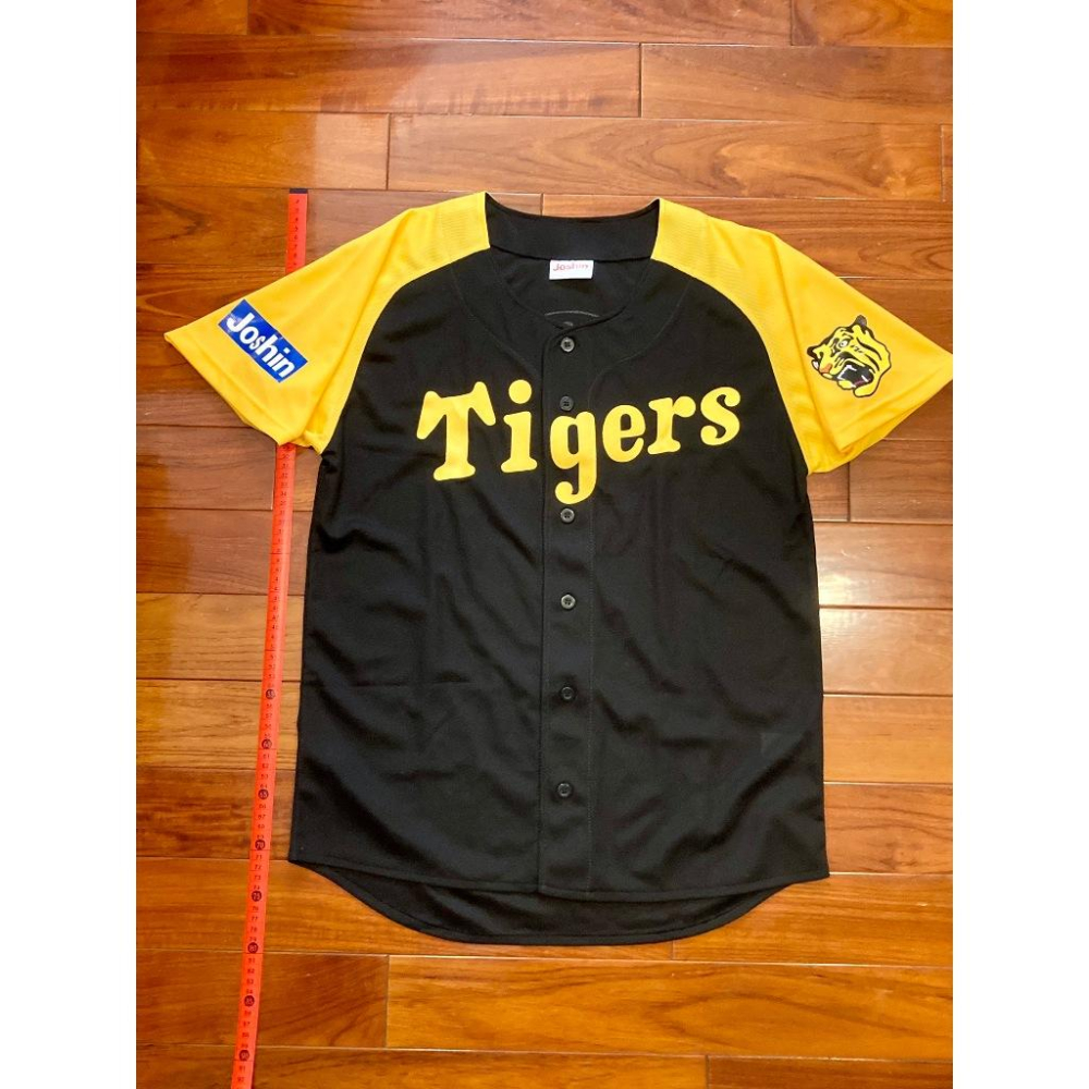 MIZUNO 日本職棒 阪神虎 大虎頭圓標 應援球衣 (罩衫 NPB 棒球 棒壘 美津濃)-細節圖2