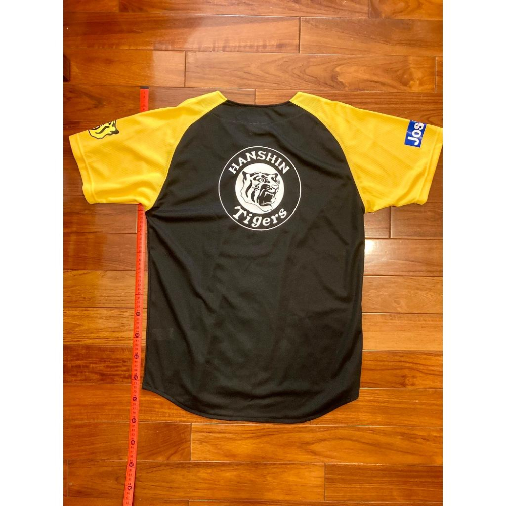 MIZUNO 日本職棒 阪神虎 大虎頭圓標 應援球衣 (罩衫 NPB 棒球 棒壘 美津濃)-細節圖3