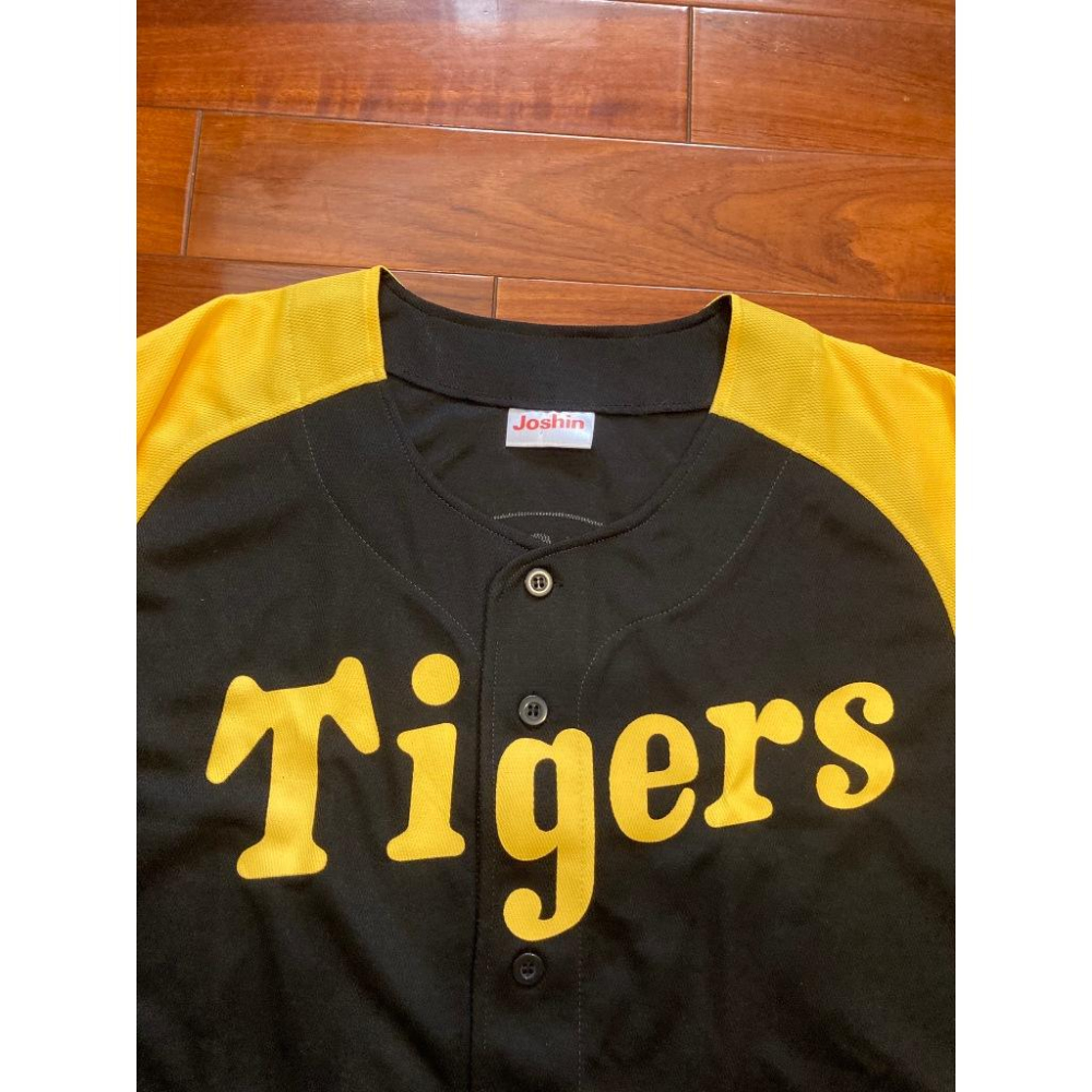 MIZUNO 日本職棒 阪神虎 大虎頭圓標 應援球衣 (罩衫 NPB 棒球 棒壘 美津濃)-細節圖5