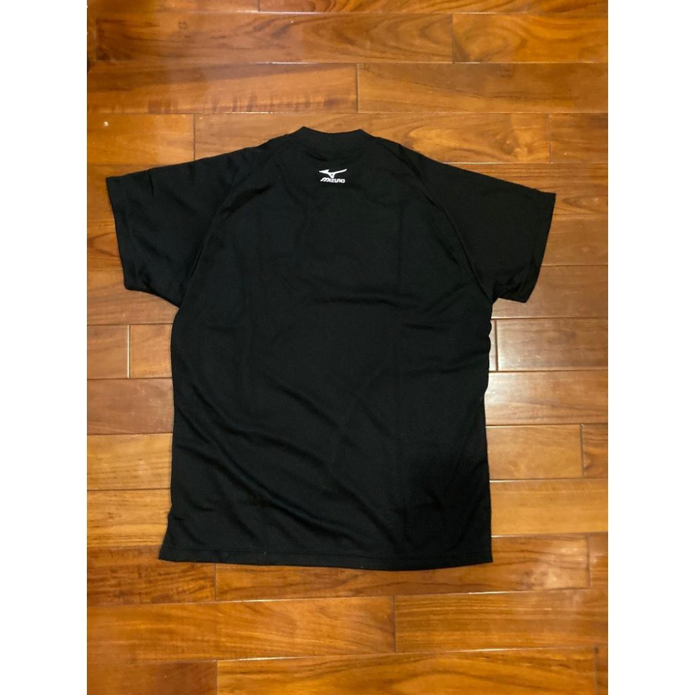 Mizuno 阪神虎 刺繡 排汗高領 短T/內搭衣/練習衣 L(電繡 職棒 日本 NPB 棒球 壘球 棒壘 運動 緊身衣-細節圖4