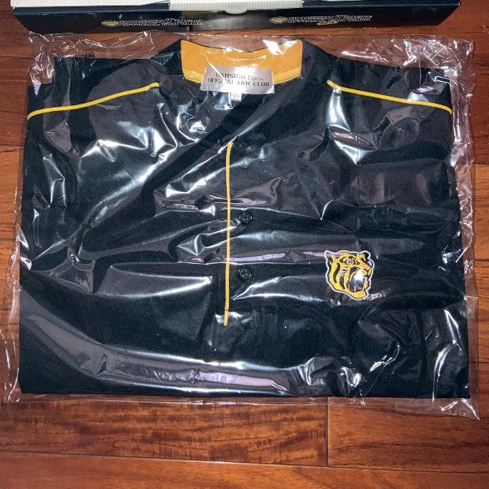 MIZUNO 阪神虎 刺繡 2011會員限定 排汗練習衣 L(排釦 球衣 職棒 電繡 日本 NPB 棒球  美津濃 運動-細節圖5