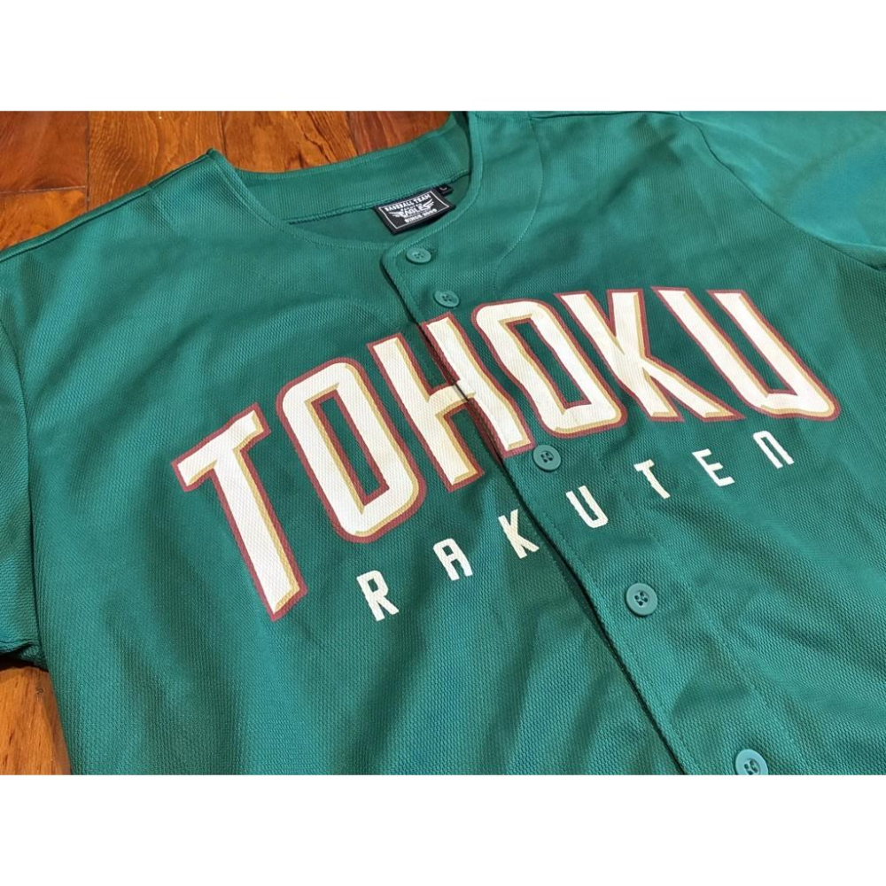 日本職棒 東北樂天金鷲 2013 東北綠 TOHOKU Green 應援球衣 M、L (罩衫 日職 NPB 棒球 棒壘)-細節圖4