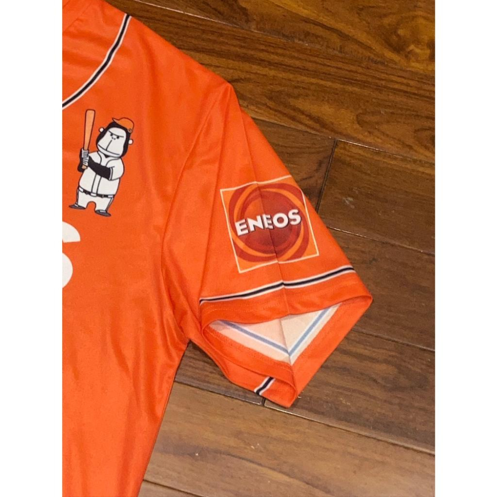 日本棒球 2023 第94回都市對抗野球大會 橫濱代表-ENEOS 開幕戰限定 排汗球衣/練習衣 XL (上衣 棒壘)-細節圖6