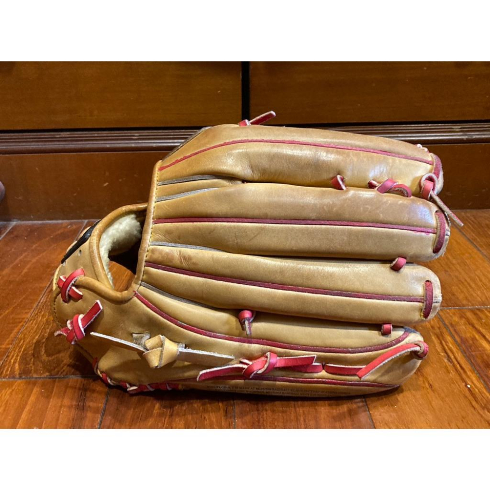 大M金標 Mizuno Pro 4D 反手 外野手套 12.5吋 (左投 棒球 壘球 棒壘 美津濃 金蔥標 牛舌檔)-細節圖4