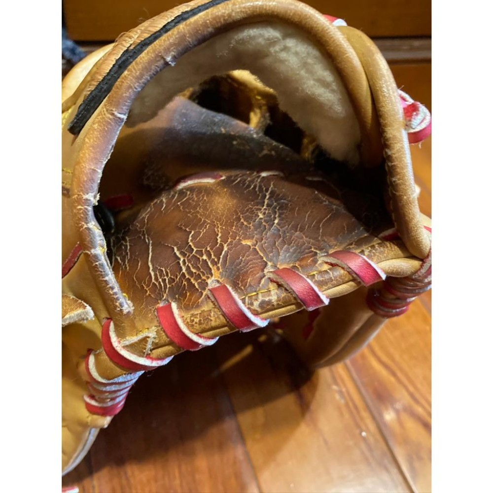 大M金標 Mizuno Pro 4D 反手 外野手套 12.5吋 (左投 棒球 壘球 棒壘 美津濃 金蔥標 牛舌檔)-細節圖6