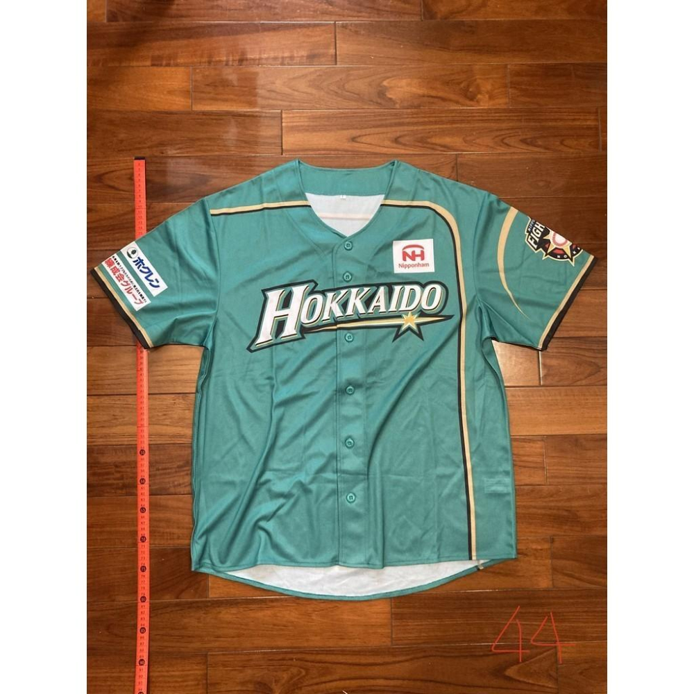 日本職棒 火腿鬥士 2019 我愛北海道 綠 應援球衣 L (罩衫 日職 NPB 北海道 棒球 壘球 棒壘)-細節圖8