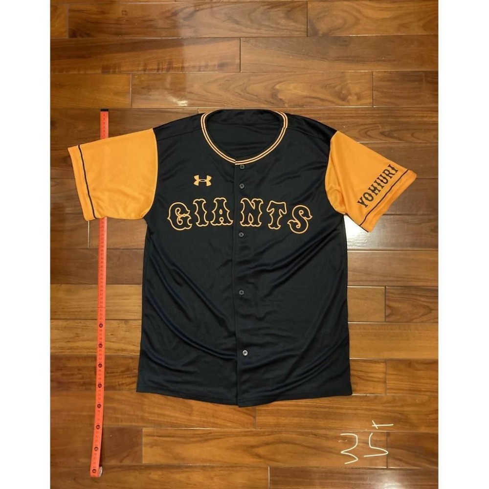 UA 日本職棒 讀賣巨人 2019 橙魂 應援球衣 L (罩衫 球迷 NPB 運動 排汗 棒球 壘球 棒壘 巨人)-細節圖2