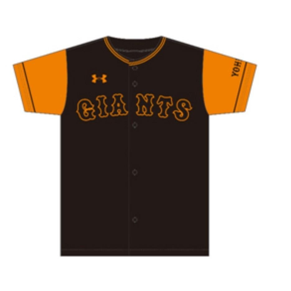 UA 日本職棒 讀賣巨人 2019 橙魂 應援球衣 L (罩衫 球迷 NPB 運動 排汗 棒球 壘球 棒壘 巨人)-細節圖4