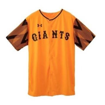 UA 日本職棒 讀賣巨人 2020 橙魂 應援球衣 L (罩衫 運動 排汗 球迷 NPB 棒球 棒壘 巨人)-細節圖4