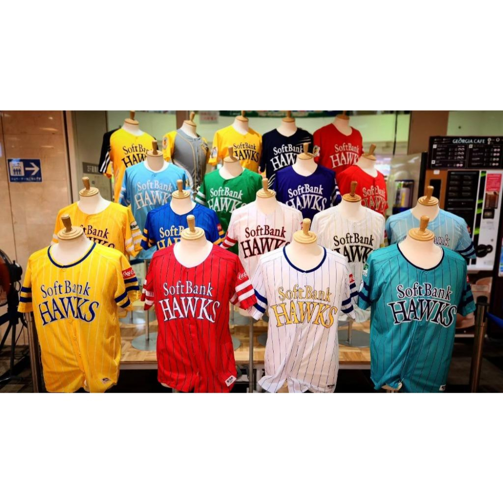 均一價300！鷹の祭典 歷代球衣 -日本職棒 NPB 軟銀鷹 2006至今 多色可選 S、L (罩衫 棒球 棒壘 小尺寸-細節圖3