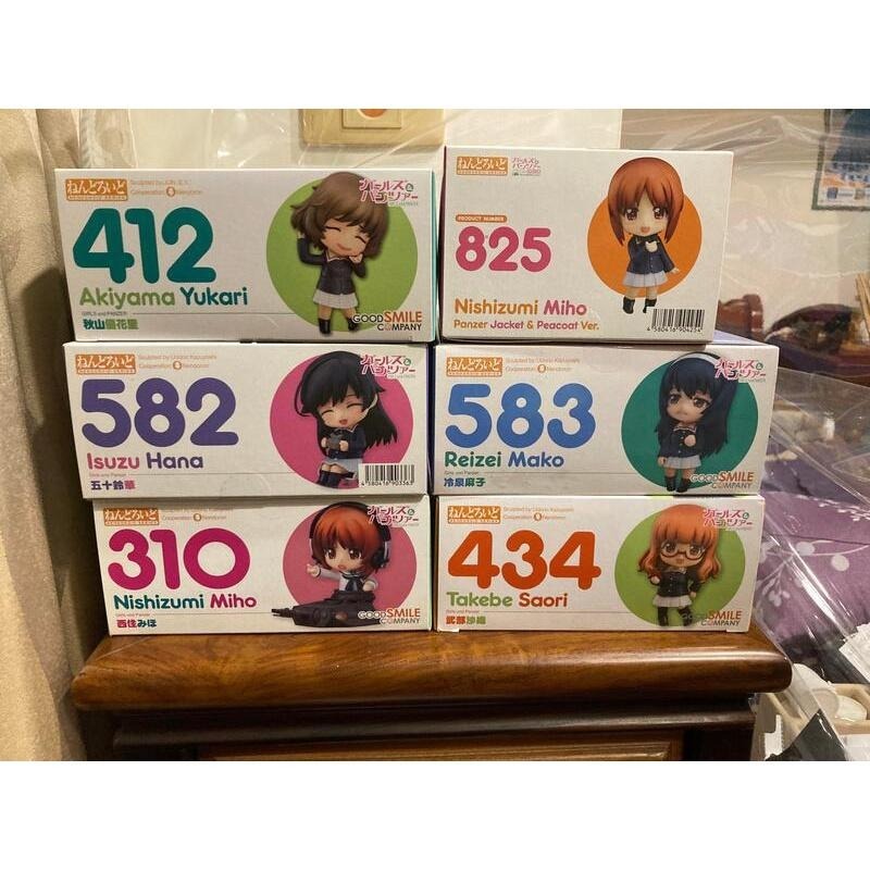 現貨 少女與戰車 全套6隻 黏土人GSC 310 412 582 825 583 434 美穗 麻子 沙織 華 優花里-細節圖3