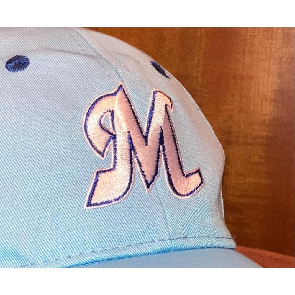 小尺寸 日本職棒 千葉羅德海洋 中學生以下限定 刺繡 水藍/天藍 可調式 棒球帽 (應援 NPB 壘球 棒壘 帽子 電繡-細節圖2