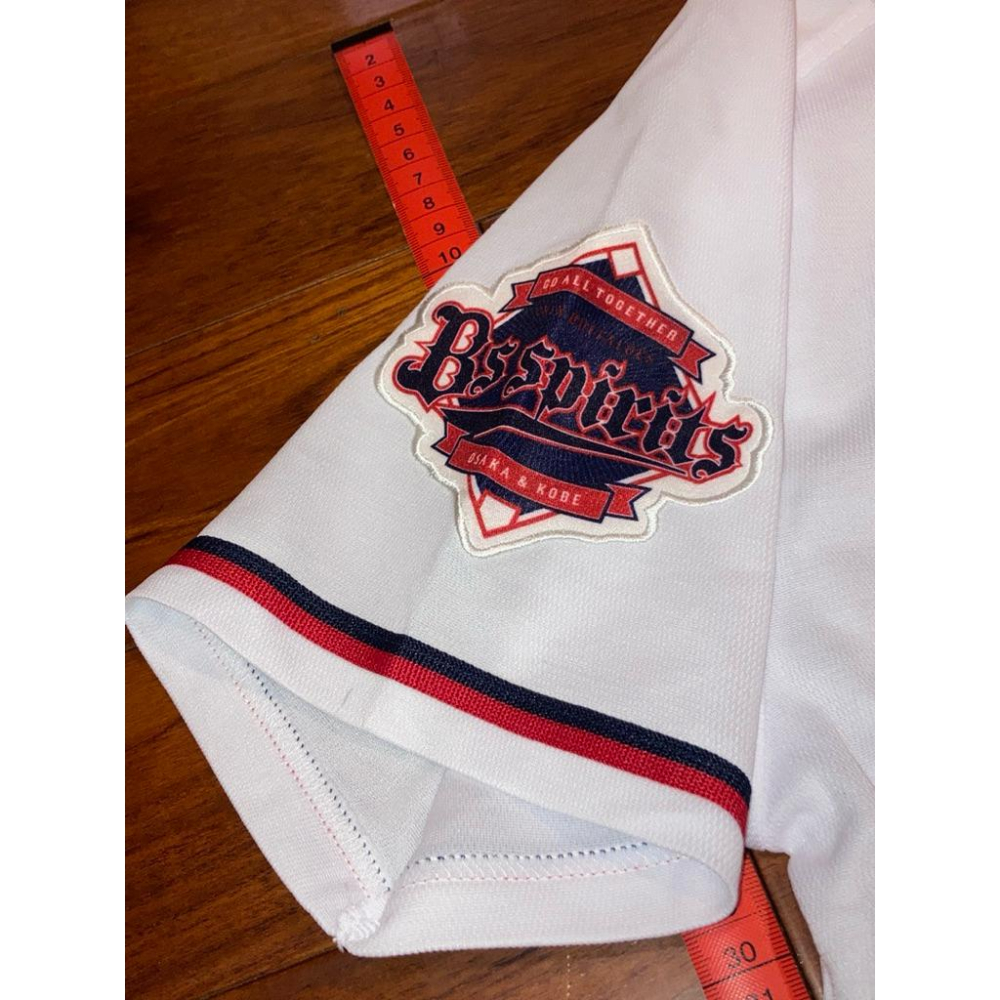 日本職棒 歐力士猛牛 電繡 2018 Bs spirits 應援球衣 S、M (罩衫 NPB 棒球 棒壘 刺繡 小尺寸)-細節圖6