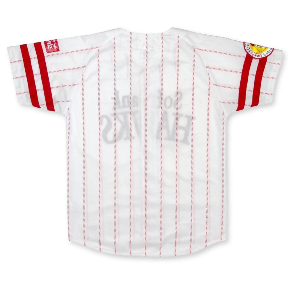 日本職棒 軟銀鷹 2017 鷹之祭典 白色 紅條紋 應援球衣 S、L (罩衫 日職 NPB 棒球 壘球 棒壘 小尺寸)-細節圖7