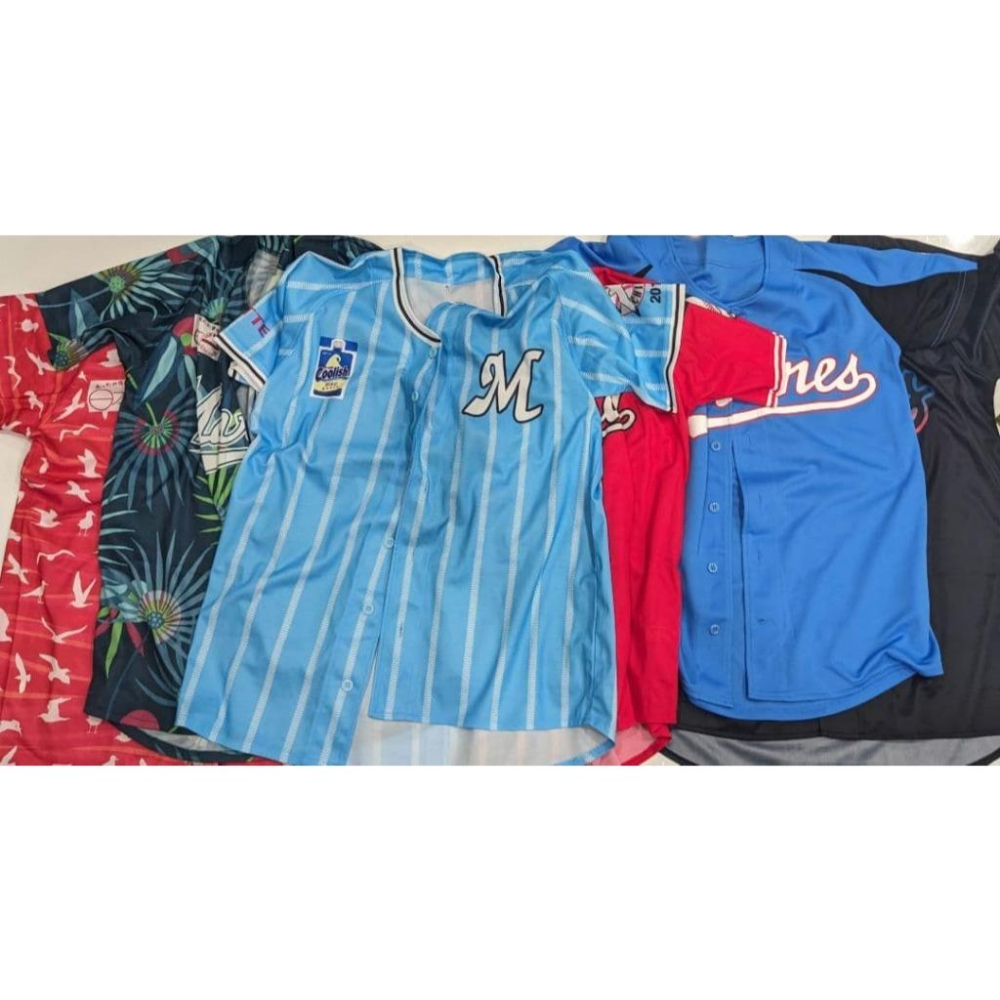 均一價250！日本職棒 羅德海洋 歷代球衣 -NPB 藍色/紅色 海洋節/全力支持系列 (罩衫 棒球 棒壘 千葉)-細節圖2