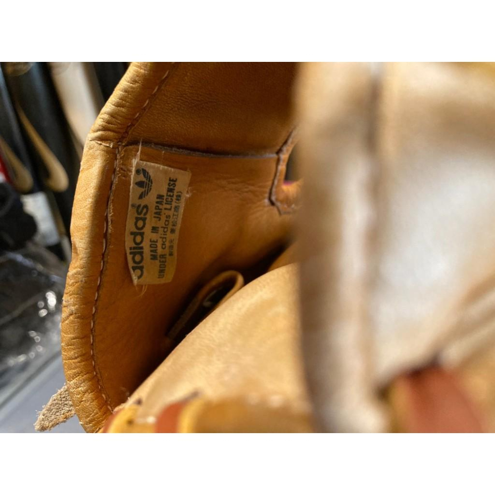 愛迪達 三葉草 棒壘 一壘手套 日本製 左投 (反手 棒球 壘球 adidas Originals 兼松江商)-細節圖5
