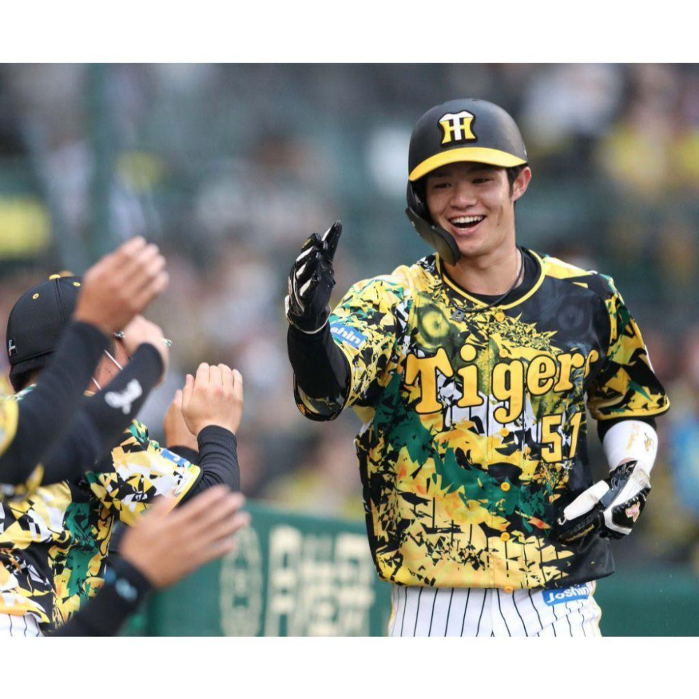 日本職棒 阪神虎 2022 虎之夏 叢林 主題球衣 L (罩衫 日職 NPB 棒球 壘球 棒壘 應援)-細節圖3