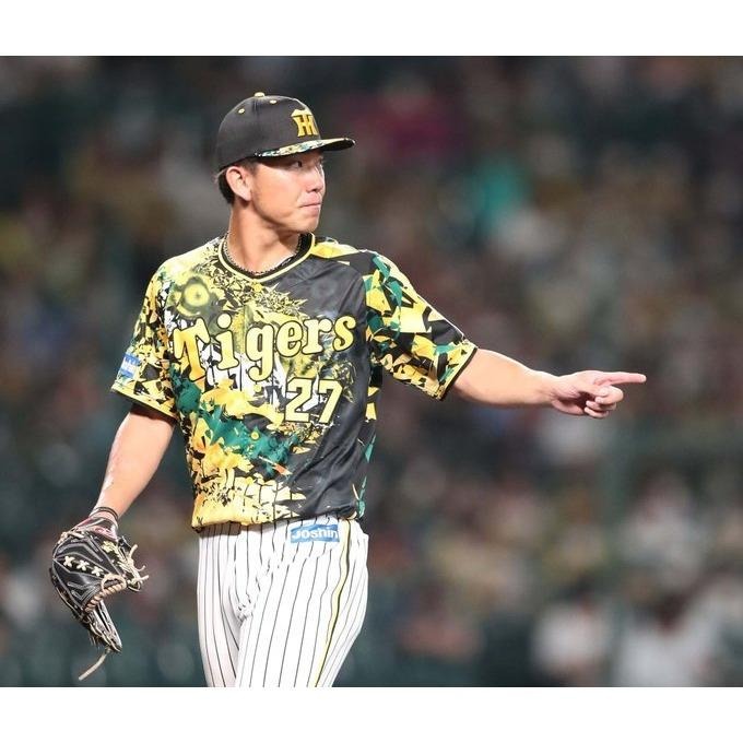 日本職棒 阪神虎 2022 虎之夏 叢林 主題球衣 L (罩衫 日職 NPB 棒球 壘球 棒壘 應援)-細節圖8