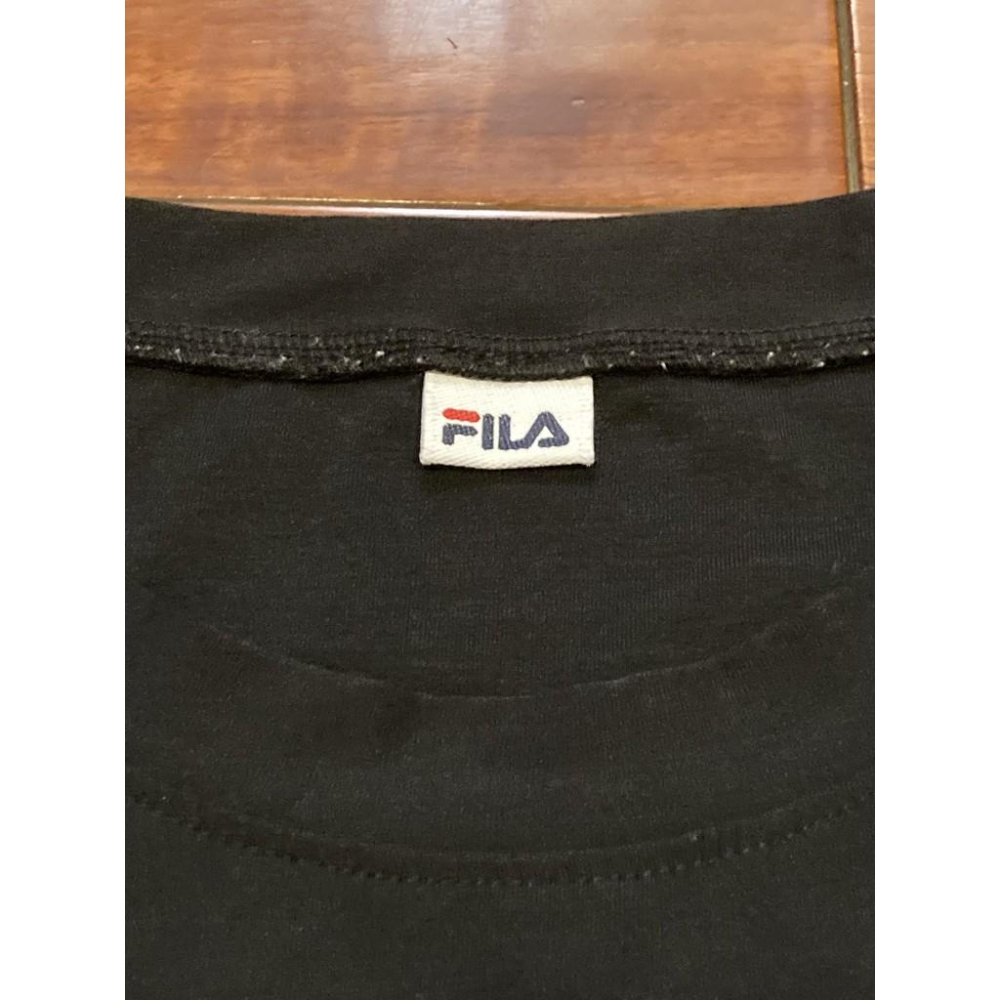FILA 長袖 大LOGO 排汗上衣 小尺寸 少年LL (運動 路跑 內搭衣 秋冬 彩虹 足球 網球 棒壘)-細節圖4