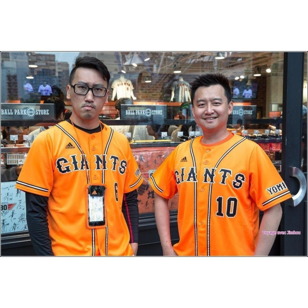 adidas 日本職棒 讀賣巨人 2014 橙魂 80周年 應援球衣 L(罩衫 日職 NPB 愛迪達 棒球 棒壘 巨人)-細節圖9