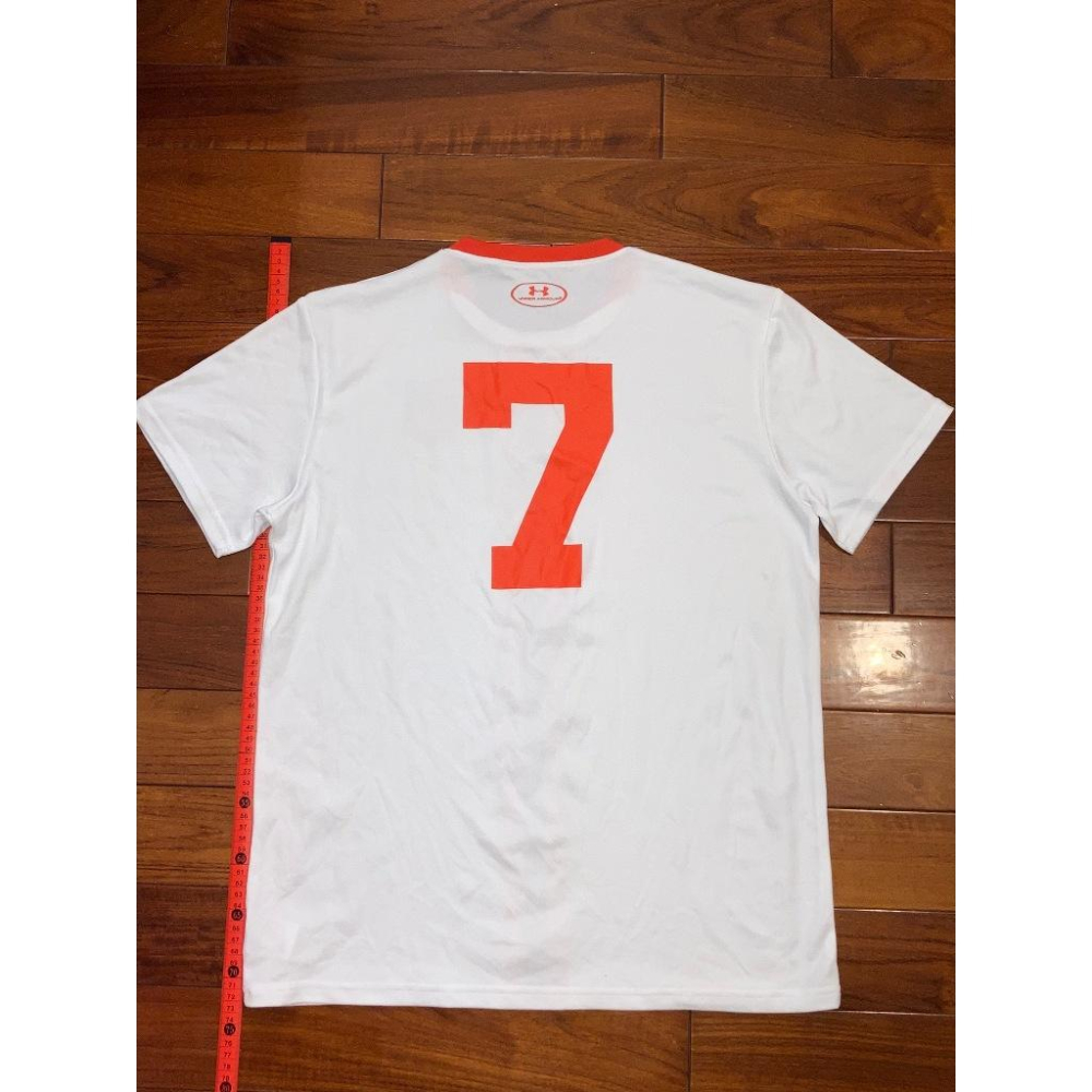 UA 日本職棒 讀賣巨人 足球隊風格 排汗練習衣 L (NPB 棒球 棒壘 Under Armour 上衣 巨人 短T)-細節圖4