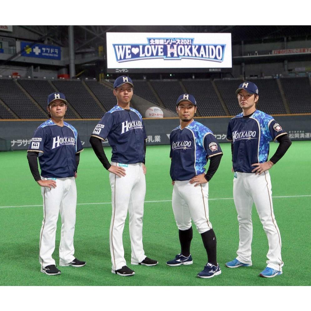 日本職棒 火腿鬥士 2021 我愛北海道 應援球衣 L(罩衫 日職 NPB 棒球 棒壘)-細節圖3