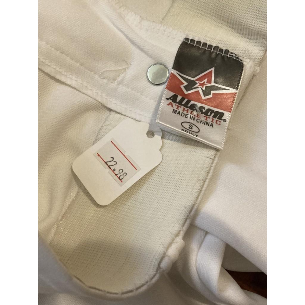 全新含吊牌 美國Alleson 九分 棒球褲/棒壘褲 (壘球 美規 28腰 S 球褲)-細節圖3