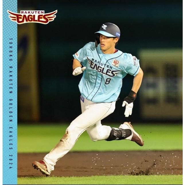 日本職棒 東北樂天金鷲 2024 夏日時光 水藍色 20周年紀念 應援球衣 L(罩衫 NPB 棒球 棒壘 週年 天藍)-細節圖2