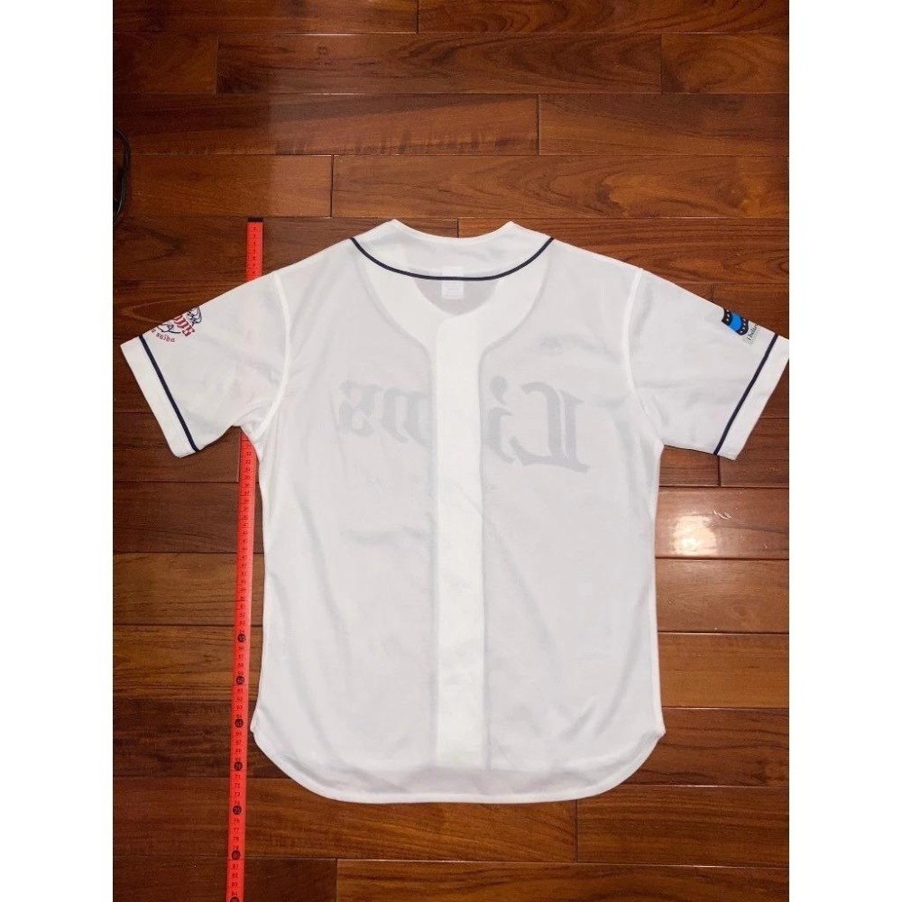 日本職棒 西武獅 2015 經典主場白 應援球衣 S、M、L(罩衫 NPB 琦玉 棒球 壘球 棒壘 會員 小尺寸-細節圖6