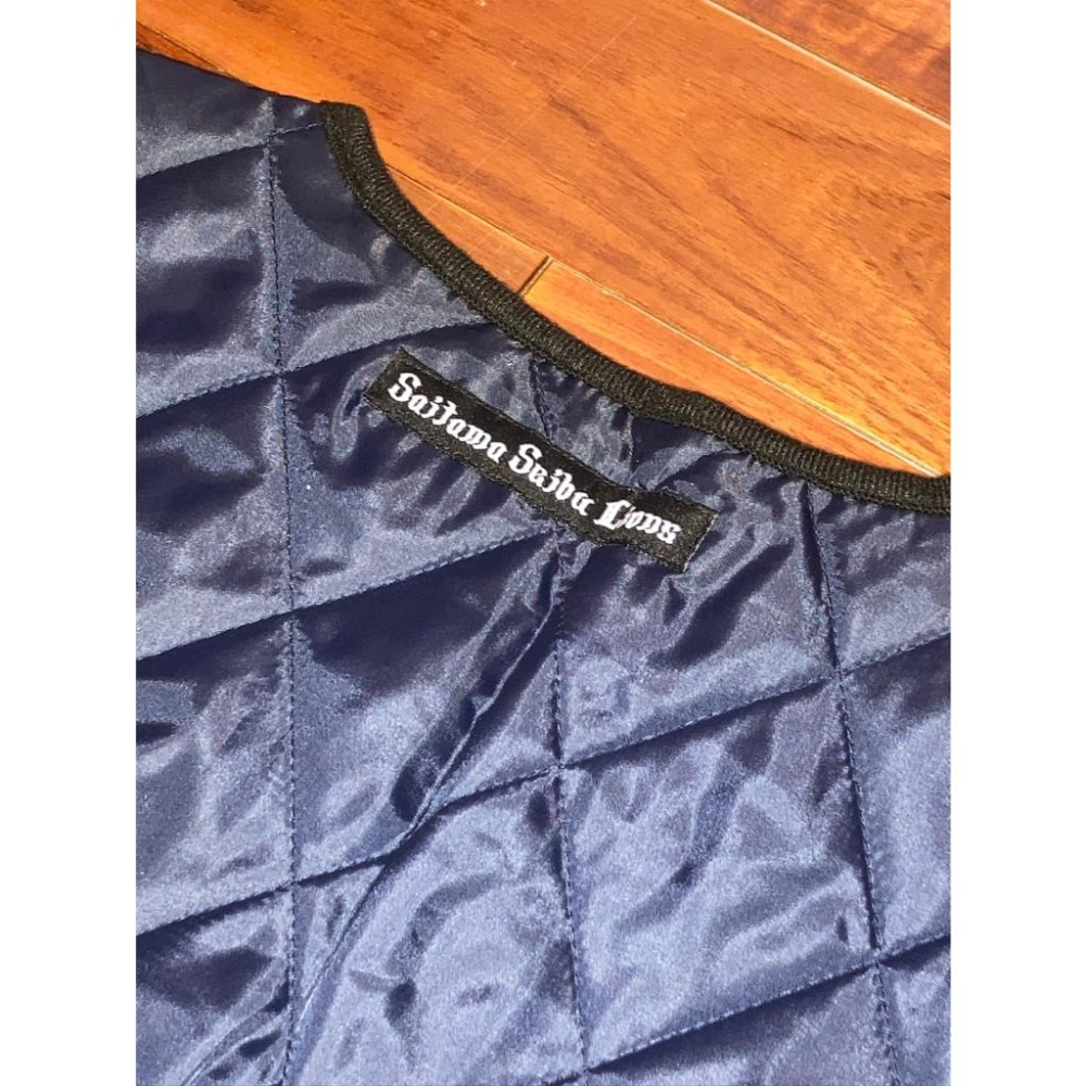 2025最新! 日本職棒 西武獅 開幕系列戰 海軍藍 夾克/外套 L (薄毛 夾克 日職 NPB 棒球 壘球 棒壘 風衣-細節圖4