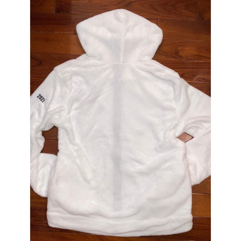 日本職棒 羅德海洋 2021 刺繡標 絨毛柔軟材質 連帽外套 (夾克 風衣 NPB 千葉 棒球 棒壘 電繡)-細節圖7