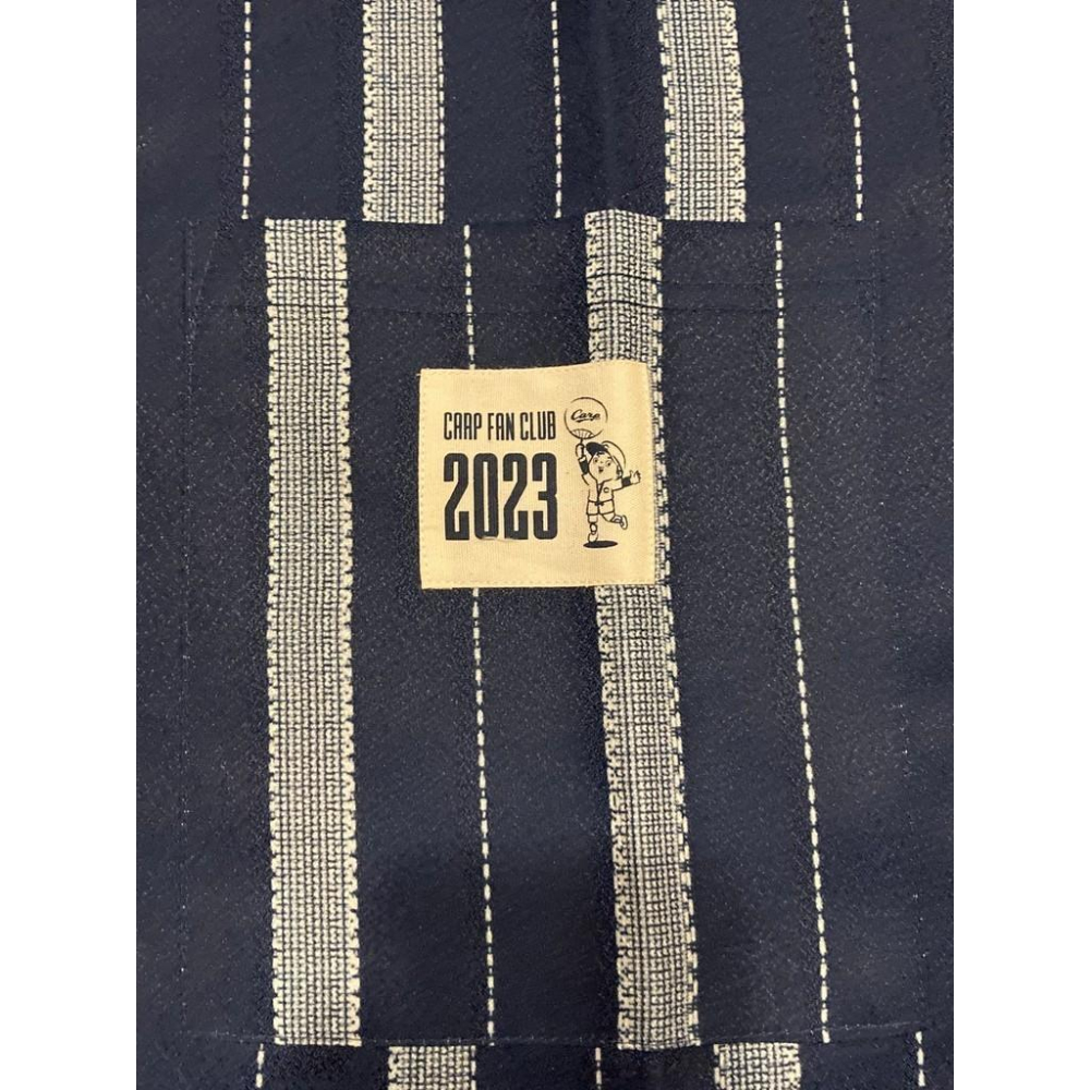 全新未拆 日本職棒 廣島鯉魚 2023會員限定 藍 祭典風 應援球衣 L (罩衫 NPB 棒球 壘球 棒壘 東洋)-細節圖5