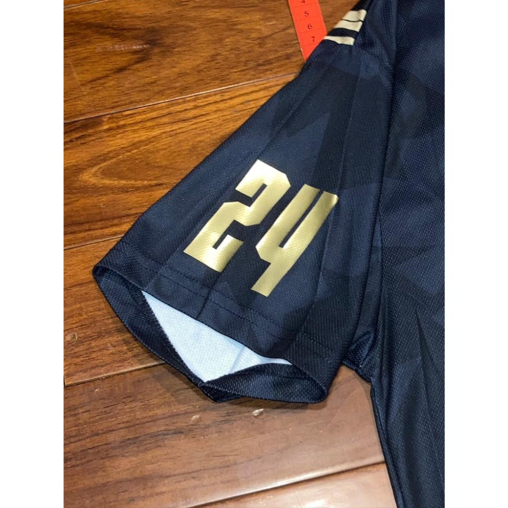 球員熱身同款! 日本職棒 歐力士猛牛 2024 大阪夏之陣 DESCENTE 短袖練習衣 L (NPB 棒球 短T 排汗-細節圖7