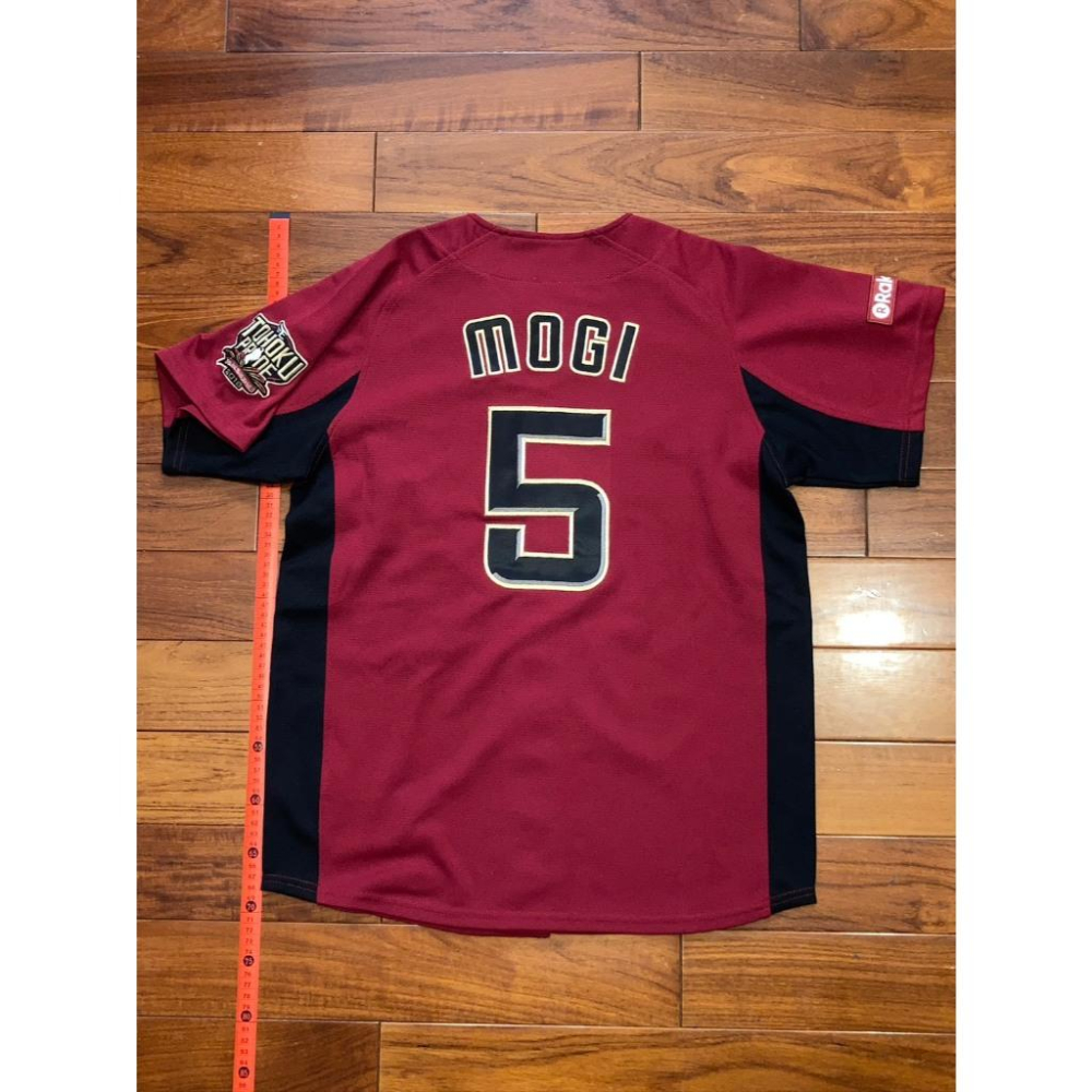 全電繡 日本職棒 東北樂天金鷲 2018 FANS 球迷日 茂木榮五郎 應援球衣 M (罩衫 NPB 棒球 刺繡)-細節圖2