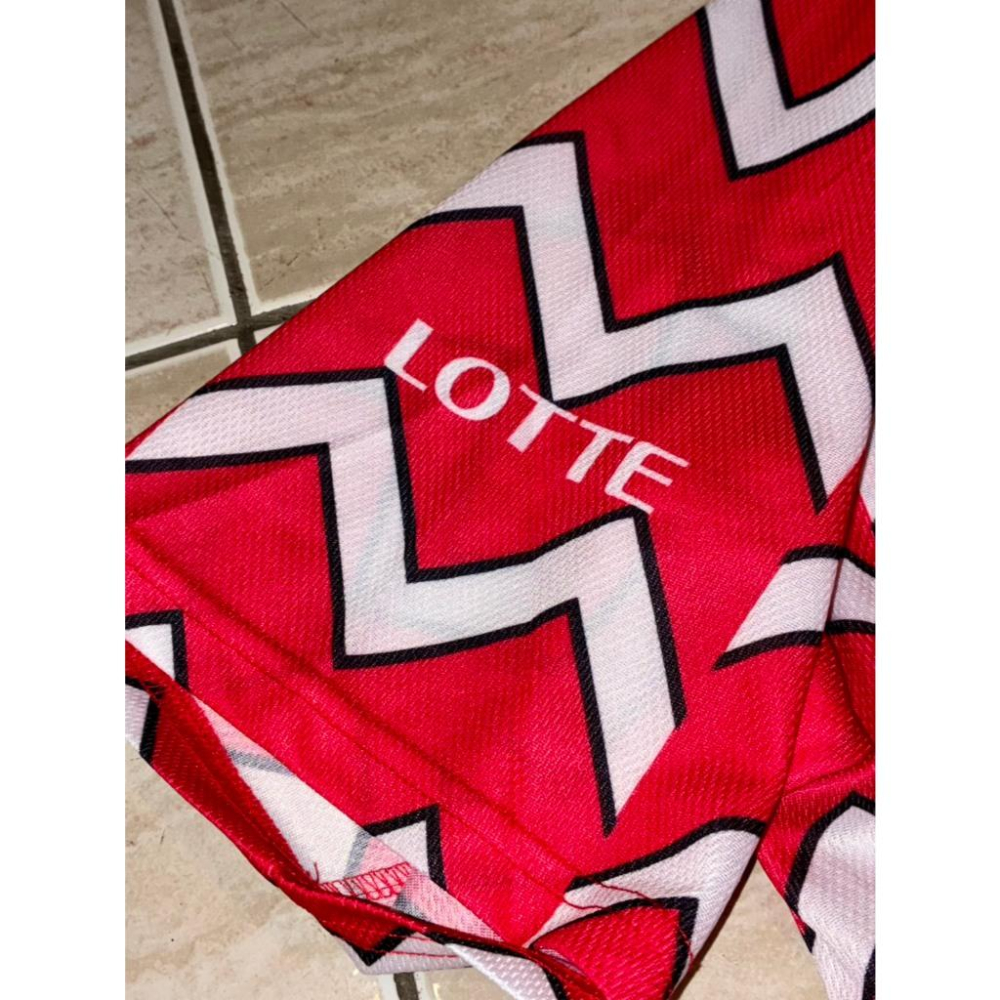 日本職棒 羅德海洋 2020 紅色 海鷗意象 主題日球衣 L (罩衫 NPB 棒球 千葉 ALL for CHIBA)-細節圖3