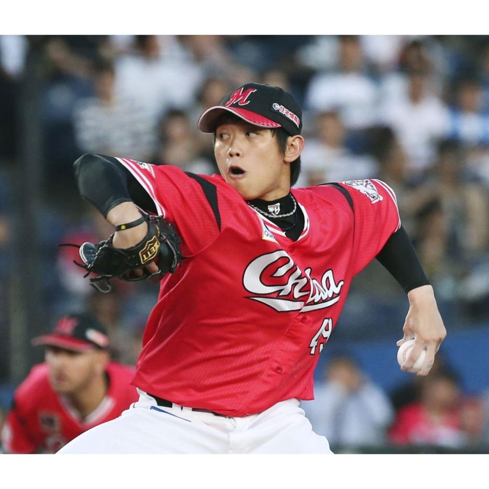 日本職棒 羅德海洋 2017 全力支持 主題日球衣 L(罩衫 千葉 NPB 棒球 棒壘 ALL for CHIBA)-細節圖3