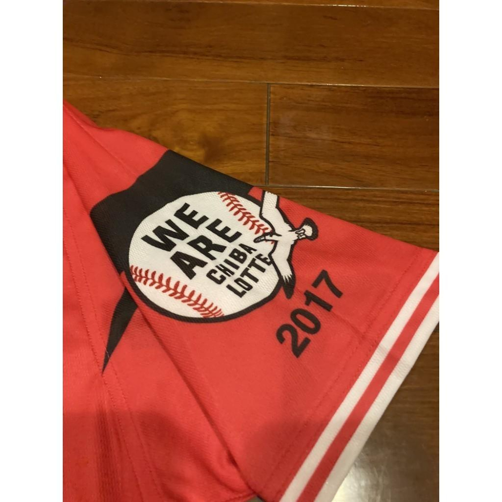 日本職棒 羅德海洋 2017 全力支持 主題日球衣 L(罩衫 千葉 NPB 棒球 棒壘 ALL for CHIBA)-細節圖5