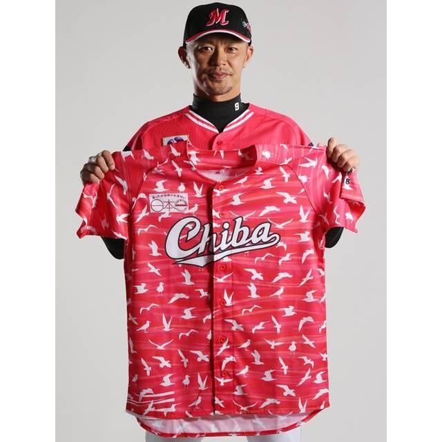 日本職棒 羅德海洋 2018 紅色海鷗 主題日球衣 L (罩衫 NPB 棒球 棒壘 千葉  ALL for CHIBA)-細節圖4
