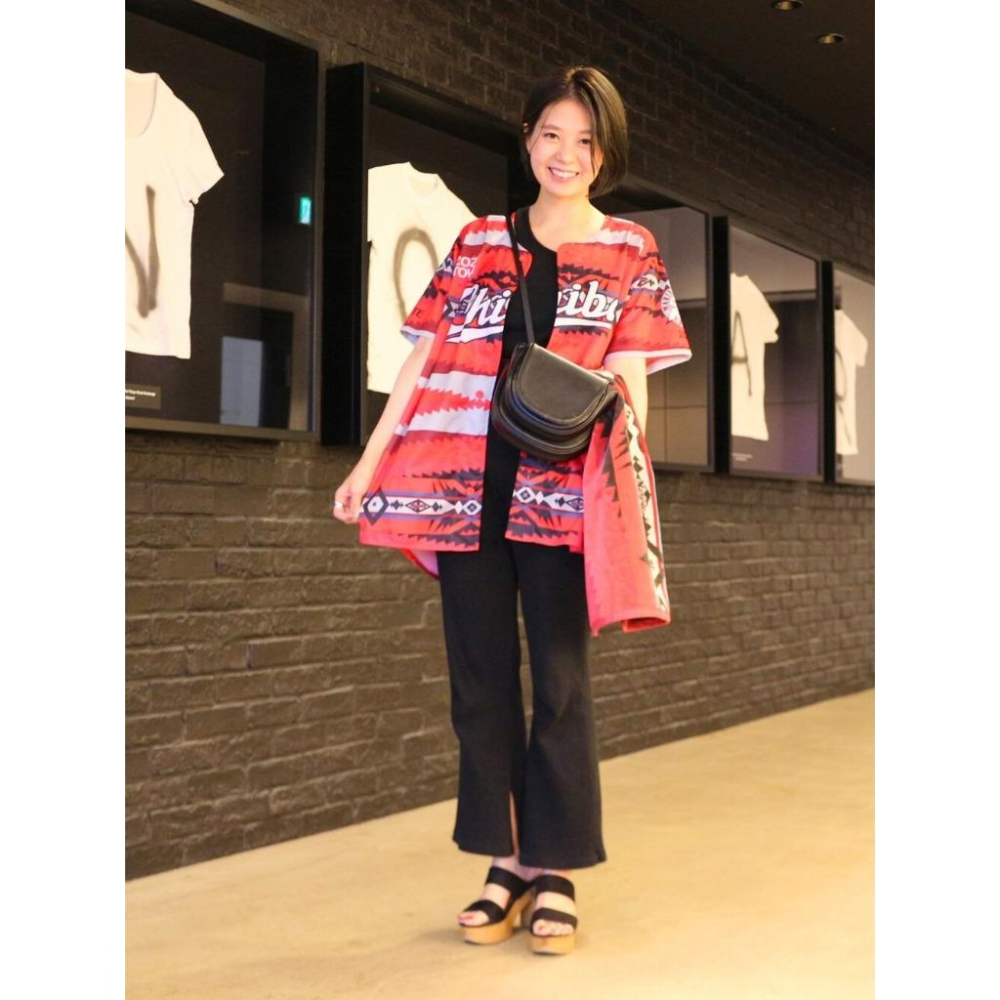 日本職棒 千葉羅德海洋 2019 全力支持 紅色波浪 主題日球衣 (罩衫 NPB 棒球 棒壘 ALL for CHIBA-細節圖2